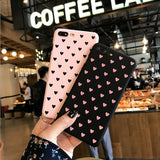 Pink/Black Lovers Hard Matte Phone Case