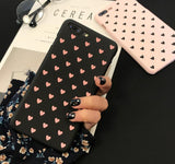 Pink/Black Lovers Hard Matte Phone Case