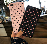 Pink/Black Lovers Hard Matte Phone Case