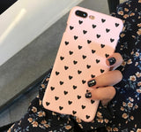 Pink/Black Lovers Hard Matte Phone Case