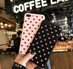 Pink/Black Lovers Hard Matte Phone Case