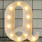 Luminous LED Letter Night Light