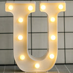 Luminous LED Letter Night Light