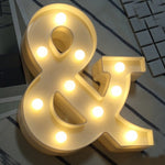 Luminous LED Letter Night Light