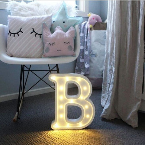 Luminous LED Letter Night Light