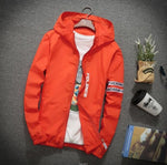 Slim Fit Young Men Hooded Jacket