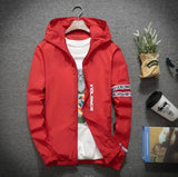 Slim Fit Young Men Hooded Jacket