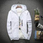 Slim Fit Young Men Hooded Jacket