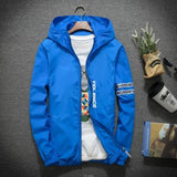 Slim Fit Young Men Hooded Jacket