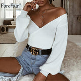 V Neck Style croptop sweater