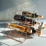 Creative Geometric Wine Rack