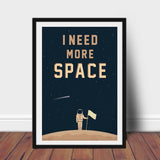 Space Poster Wall Art Canvas