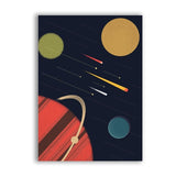 Space Poster Wall Art Canvas