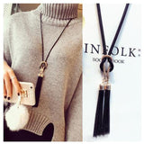 Female Pendant Long Tassel Necklace