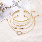 4Pcs/Set Fashion Crystal Bracelet