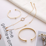 4Pcs/Set Fashion Crystal Bracelet