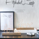 Home Decorative Ornaments LED Lamp Light LOVE Letters