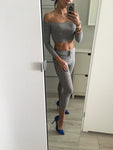 2Pcs Set Women Loose Casual Tracksuit