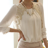 Women Loose Chiffon Blouse