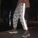 Reflective Harem Casual Gothic Pants for Women