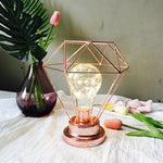 Iron Geometric USB Lamp