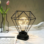 Iron Geometric USB Lamp