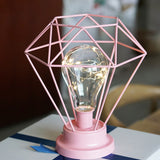 Iron Geometric USB Lamp