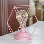 Iron Geometric USB Lamp