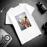 Women's Flowers Feather Casual T-shirt