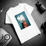 Women's Flowers Feather Casual T-shirt