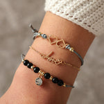 Bracelet Sets Minimalist Hollow Lotus Bangle Bracelets