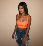 Women Strappy Crop Top