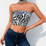 Women's Adjustable Buckle Style Streetstyle Crop Top