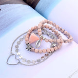 4Pcs/ Shell Turtle Bracelet Set