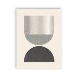 Geometric Shape and Neutral Colours Posters Canvas