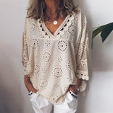 Women's Hollow Out  Lace Blouse