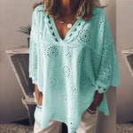 Women's Hollow Out  Lace Blouse