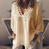 Women's Hollow Out  Lace Blouse