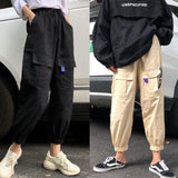 Casual Streetwear Women's Big Pocket Pants