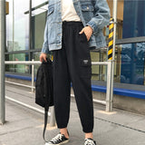 Casual Streetwear Women's Big Pocket Pants