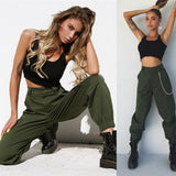 Women High Waist Streetwear Pants