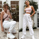 Women High Waist Streetwear Pants