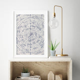 Astrology Print Old Star Chart Wall Art