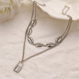 Lock Pendant Necklace