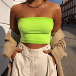 Sleeveless Women's Bralette Crop Top