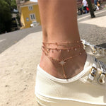 Women's Fringe Chain Anklet