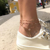 Women's Fringe Chain Anklet